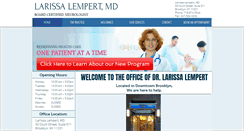 Desktop Screenshot of lempertmd.com