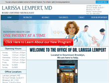 Tablet Screenshot of lempertmd.com